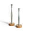 Alia 2 Piece Aluminum Tabletop Candlestick Set-588770920