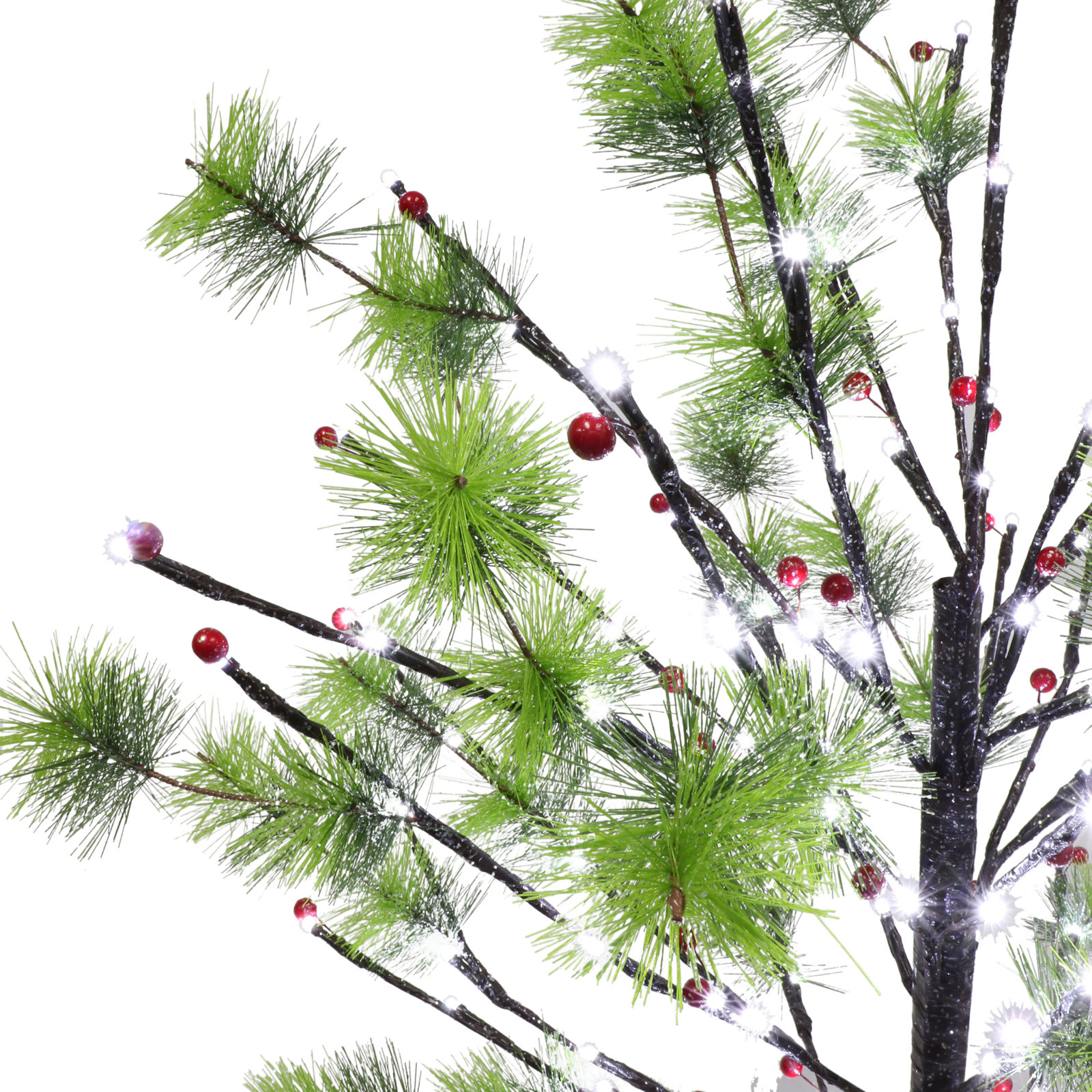 3' Pre-Lit Tropical Artificial Christmas Tree, 5'