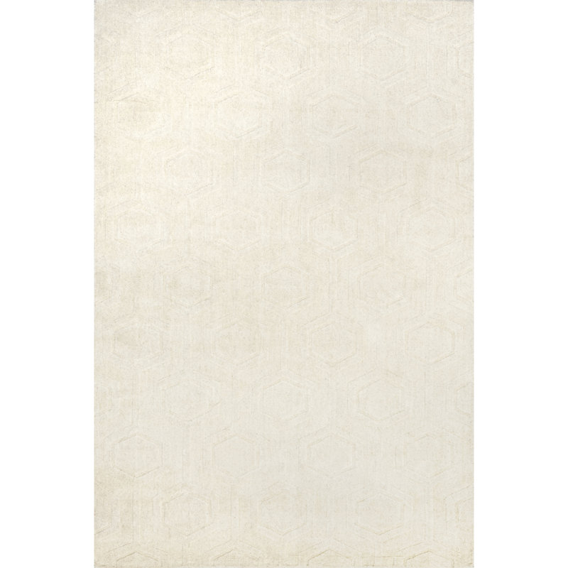 Schuykill Wool Geometric Indoor Rug, Rectangle 5' x 8'