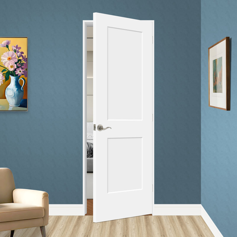 Dalle de porte intérieure en bois pré-percé 80 po, Oui, 28 po x 80 po