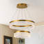Lustre moderne à 2 anneaux