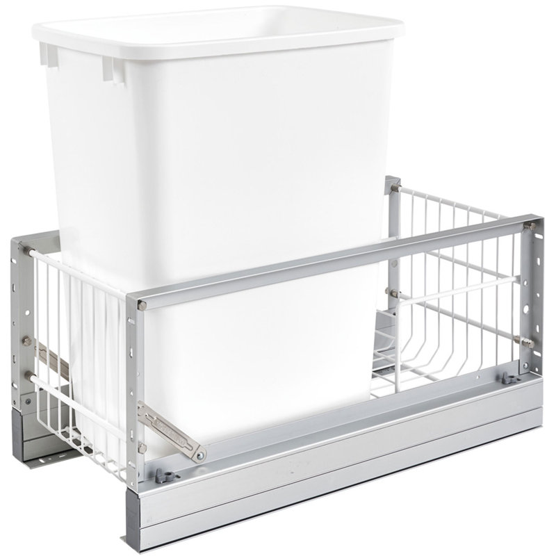 Rev-A-Shelf Pull Out Kitchen Trash Can Soft-Close, 19.0312" H x 10.75" W x 21.875" D