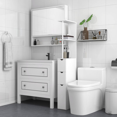 Freestanding Linen Cabinet