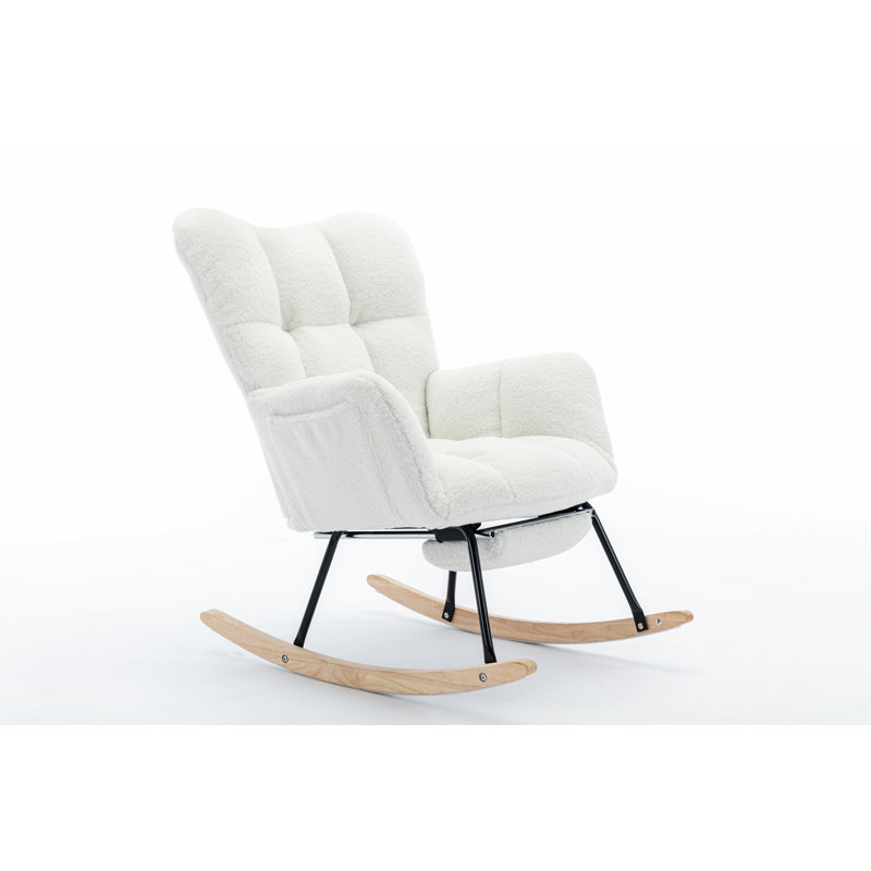 Chaise berçante Lechler, Ivoire