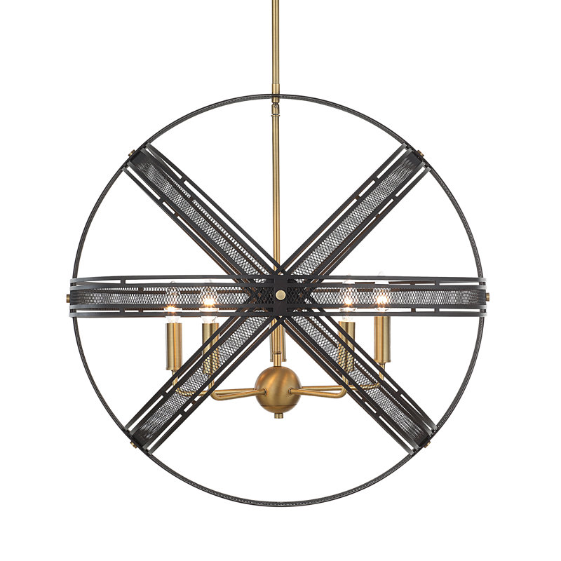 Luminaire suspendu 5 lumières Pradlegav