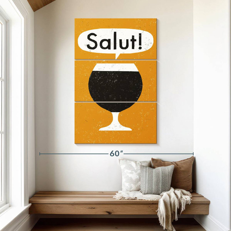Craft Beer Salut, 50" H x 32" W