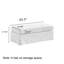 Repose-pieds en chenille l 46 po sans espace de rangement-118819857