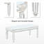 Table basse rectangulaire en verre avec finition en miroir, éléments sculptés rétro
