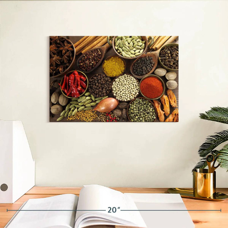 Yarlin Natural Spices, 8" H x 12" W