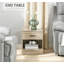 Table d'appoint avec tiroir et tablette de rangement, table de bout pour toutes les pièces-1442673656