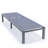 Outdoor Rust-Resistant Metal Chaise Lounge Set with Table-88208026-91358759