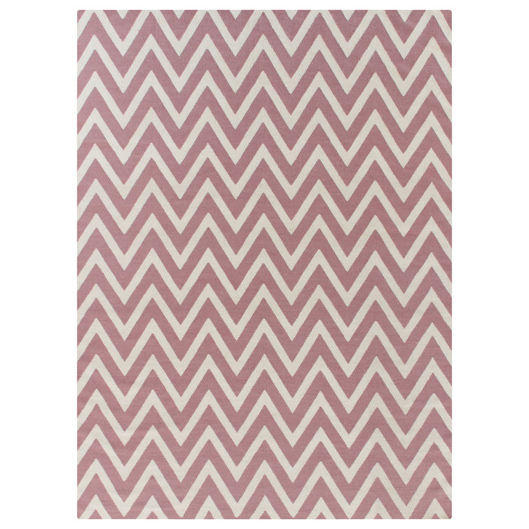 Wool Chevron Area Rug