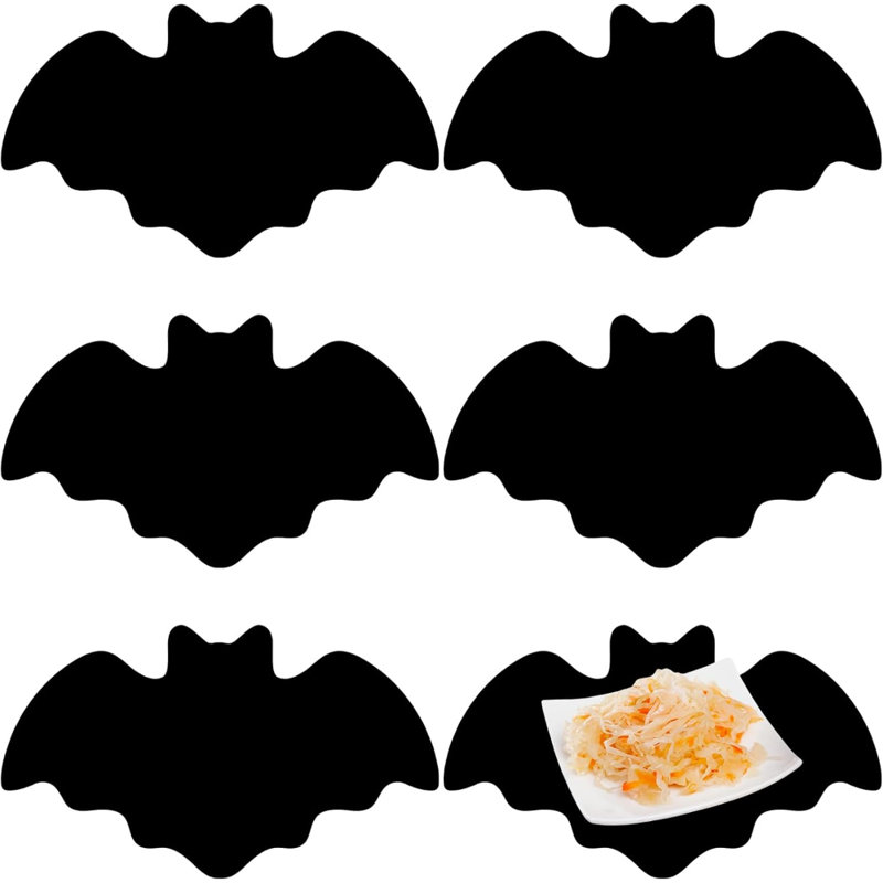 Ensemble de 6 napperons en cuir Halloween