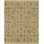Wool Abstract Area Rug in Brown