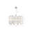 Ryder Chandelier Round Multi-Faceted Glass Dining Room