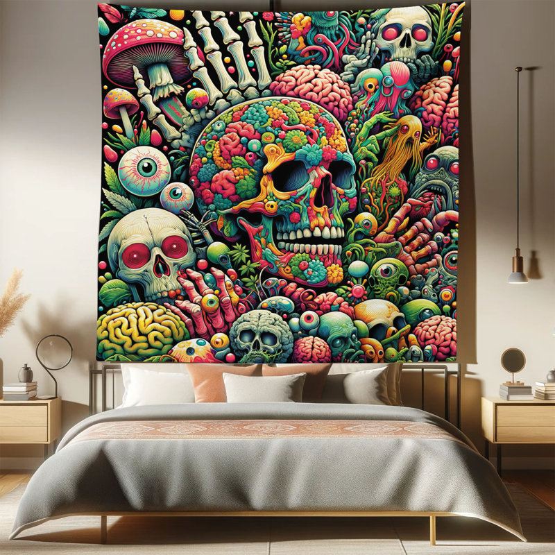 Tapisserie en microfibre, H 88 po x l 88 po