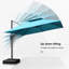 3m Square Cantilever Parasol-766815581