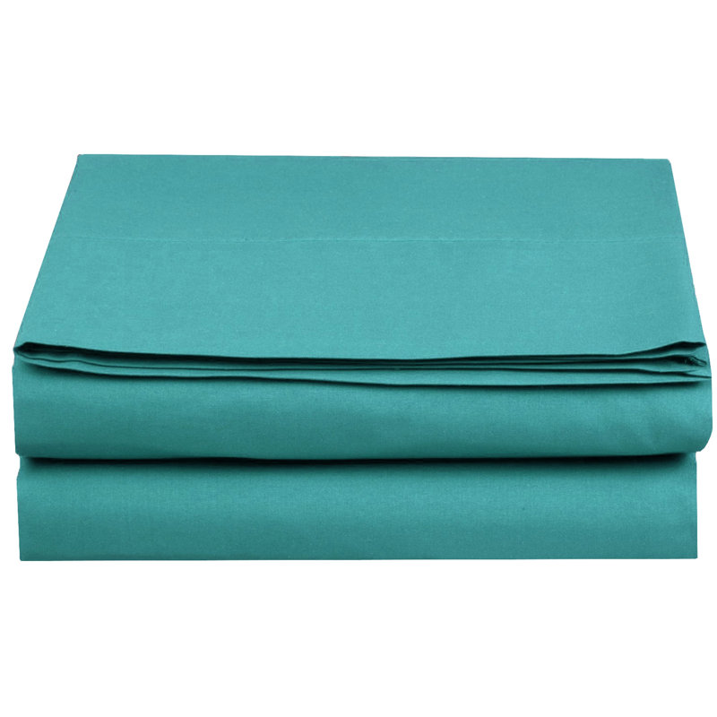 Drap-housse luxueux en microfibre avec poche profonde de 16 pouces, Turquoise