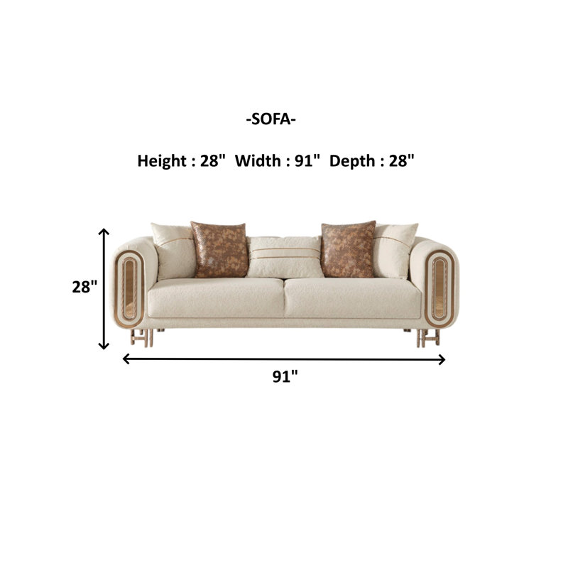 Bouffard 2 - Piece Living Room Set