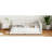 Upholstered Queen Size Bed With , Beige - Construction & Glamorous Linen Modern Platform Comfortable Strong Frame