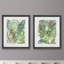 Palmiers superposés I-ensemble de 2 reproductions d’art sur papier