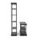 Athon Metal 2-Piece Console Table and Bookcase Set