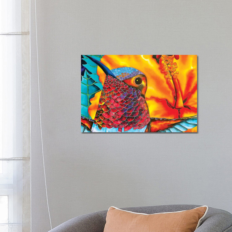 Rufous Hummingbird by Daniel Jean-Baptiste - Wrapped Canvas Print, 66.04 cm H x 45.72 cm W x 1.91 cm D