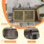 Dog Crate Furniture with Removable Cushion - Walnut Brown