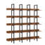 5 Tier Bookcase With Metal Frame, Open Book Display Shelf-685312459