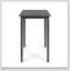 Table de bar d'extérieur carrée en bois d'acacia minimaliste - durable, résistante aux intempéries et élégante pour les espaces modernes