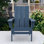 Chaise Adirondack pliante Bruce HDPE