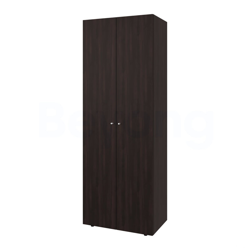Armoire haute à 2 portes en noyer teint, Noyer