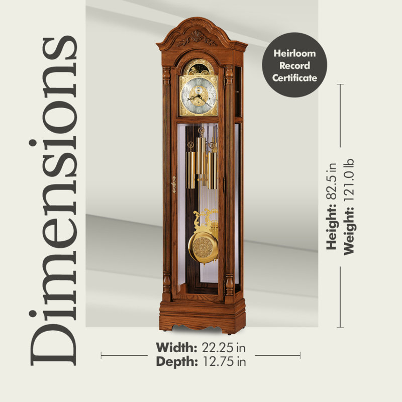 Gavin 82.5" Grandfather Clock