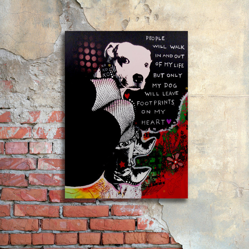«Girl Best Friend» par Kuhnhenn, impression, H 22 po x l 16 po x P 1 po, Pas de tapis, Sans cadre