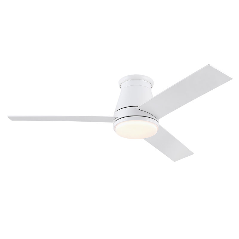 Ventilateur de plafond 48 po avec lumière Lowe, Blanc