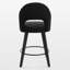 Tabouret de bar et de comptoir pivotant 26 po avec structure en bois massif-800021080-797512322