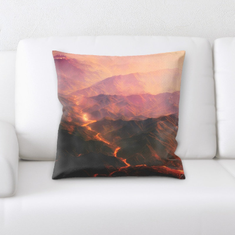 Microsuede Throw Pillow