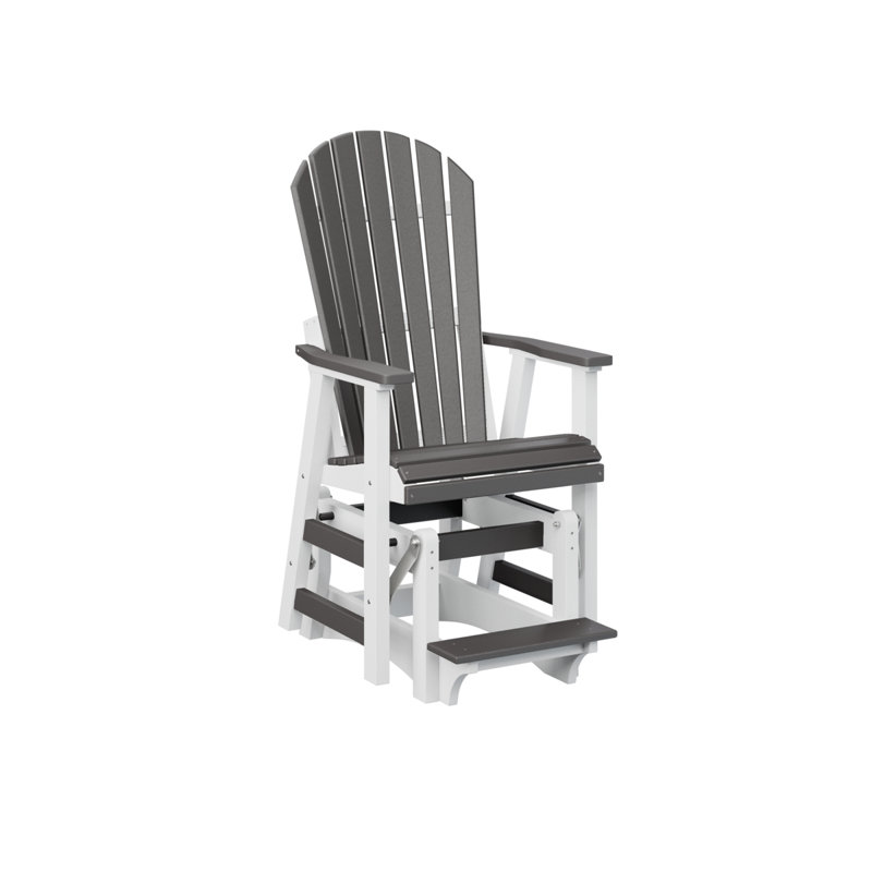 Fauteuil coulissant simple berlinois berlinois, Gris fumée / blanc
