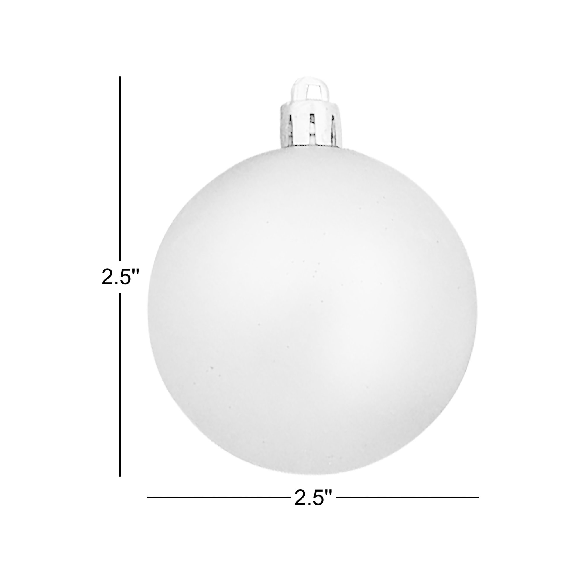 24ct Shatterproof 4-Finish Christmas Ball Ornaments, Champagne