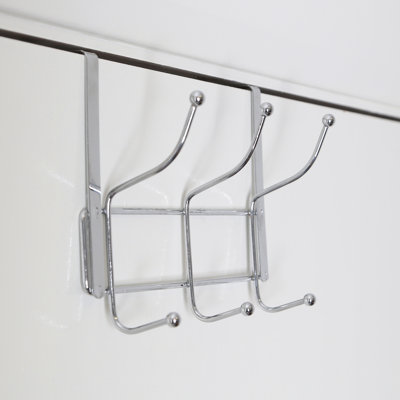 Iron Over-the-Door 6 - Hook Coat Rack
