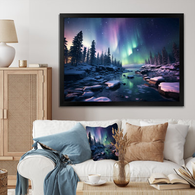 Canada Lumière polaire II sur toile