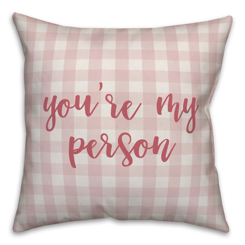  Coussin You Are My Personal, Rose, Housse de coussin