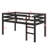 Twin Raised Loft Bed With Ladder-61052271