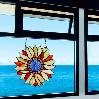 Capulina Plants & Flowers Window Panel