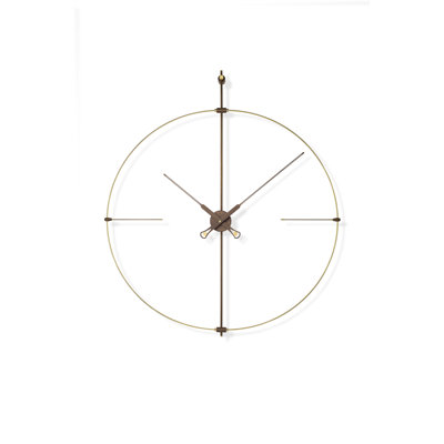 Horloge murale surdimensionnée en bois 41,3 po Bilal