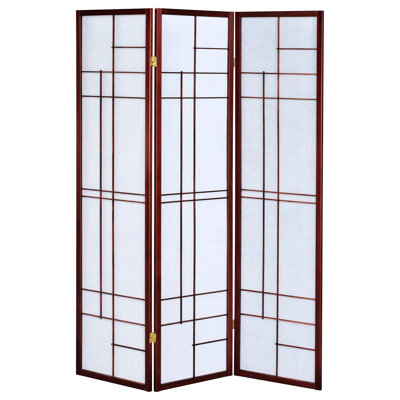 Paravent à 3 panneaux pour cloison de chambre en couleurs classiques, tissu et pin, d'une hauteur de 70,28 pouces, un élégant tissu en bois d'hévéa, un look sophistiqué