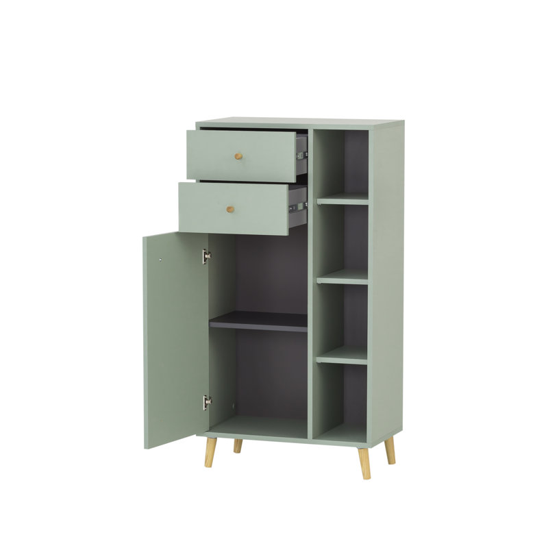 60 x 113 cm Walden Freestanding Bathroom Cabinet, Pistachio