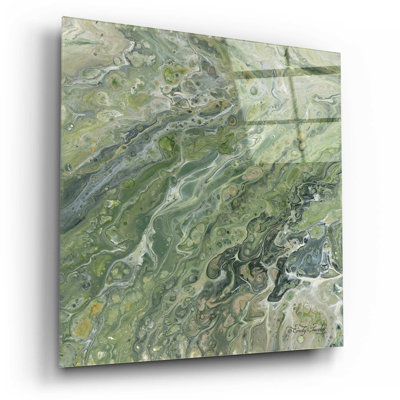 «Abstract in Seafoam II» par Cindy Jacobs - reproduction non encadrée