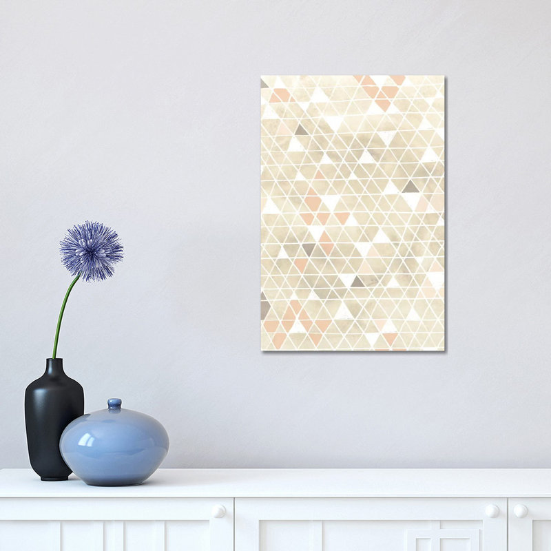 Pattern Intersect II by June Erica Vess - Wrapped Canvas Painting, 30.48 cm H x 45.72 cm W