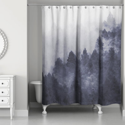 Rideau de douche simple Kimoralee